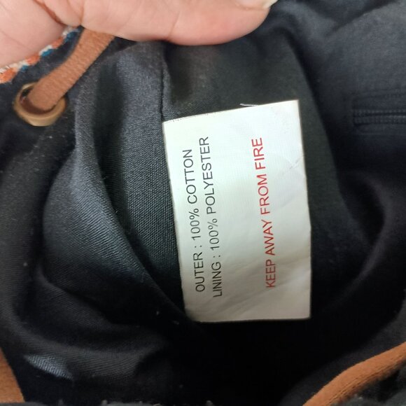 Chumbak Boho Crossbody Bag With Tribal Print & Tassels Magnetic Closure - Picture 15 of 16